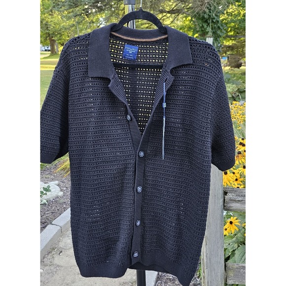 Steel & Jelly Other - Steel & Jelly Jacquard Textured Shirt Premium Cotton British Design Sz. L  NWT
